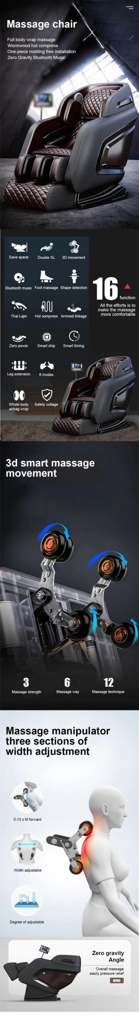 Luxury Full Body Foot Rollers Massager Massage Chair