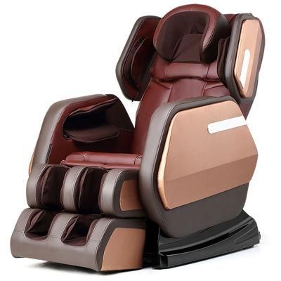 2022 Best 3D Full Body 0 Gravity Shiatsu Massage Chair Brown