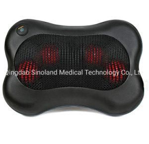 Wireless Car Home Travel Heat Shiatsu Kneading Shoulder Neck Back Full Body Vibrating Electric Pillow