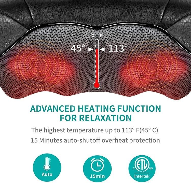 Four-Key Kneading Shawl Massage Cervical Vertebra Multi-Functional Heating Shoulder Neck Massage