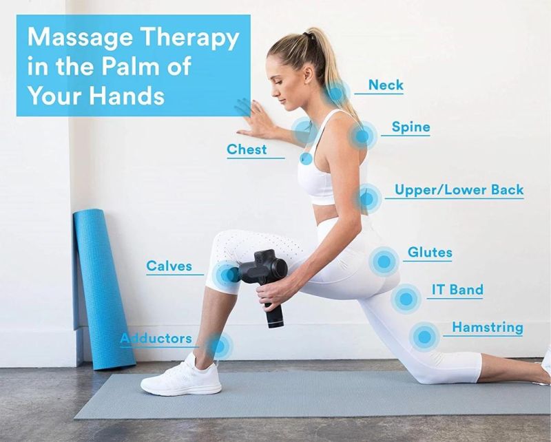 Quiet Professional Percussion Massage Gun Handheld Deep Muscle Massager