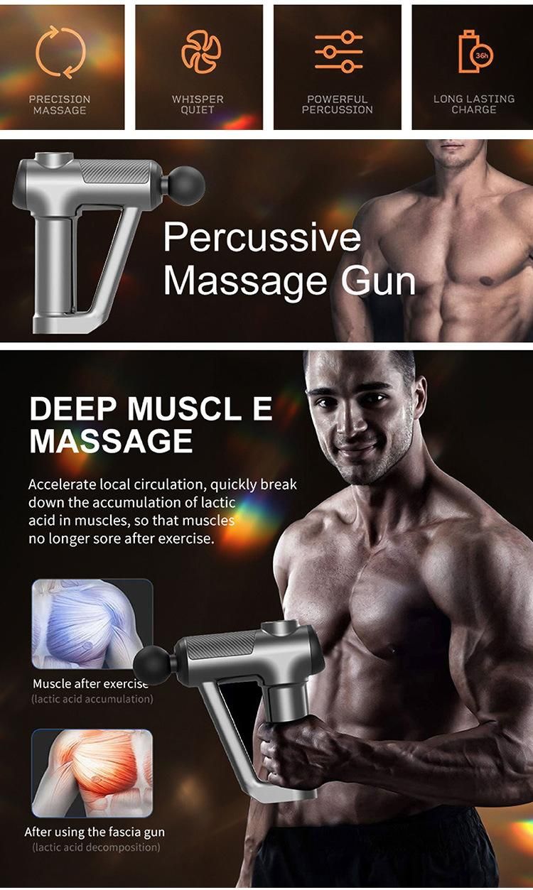 Electrical Deep Vibrating Tissue Fascia Muscle Vibration Massage Gun