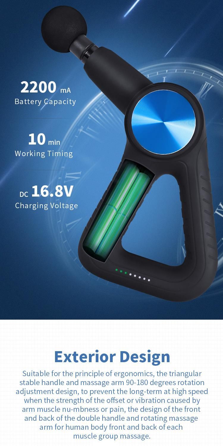 Vibrating Massage Gun Model Portable Cordless Fascia Massage Gun