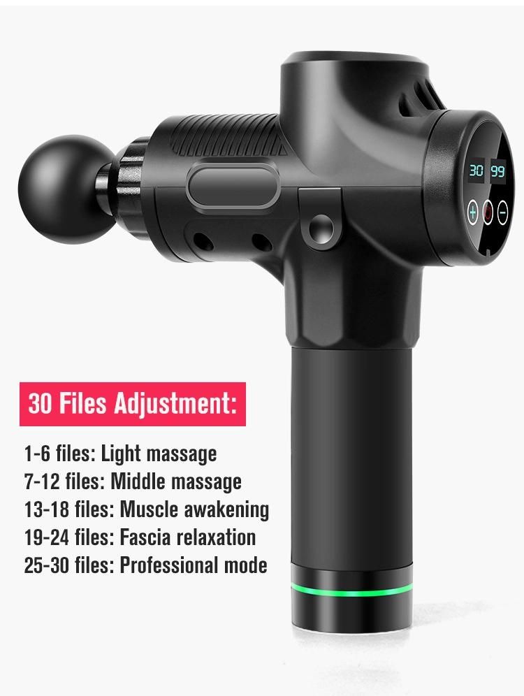 Massager Amazon 16V PRO3 Sonic Handheld Touch Screen Massagegun Carbon Silent Booster Impact Flow Percussion Fascial Adjustable Kraftgun Massage Gun