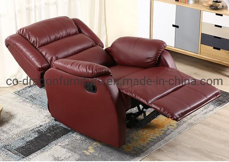 Modern High Back Adjustable Leisure Massage Chair Sets with Leather