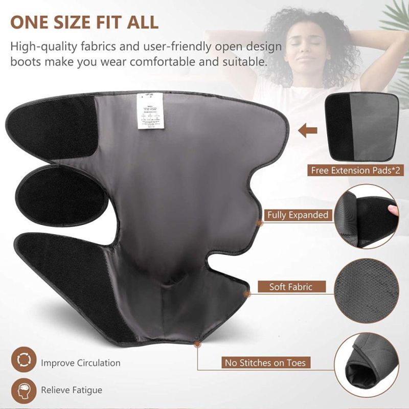 Therapy System Air Foot Leg Compression Massager with Three Levels of Intensity