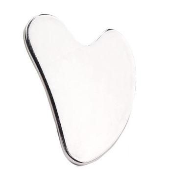 Stainless Steel Guasha Board Health Care Heart Shaped Guasha Massage Tool Without Box