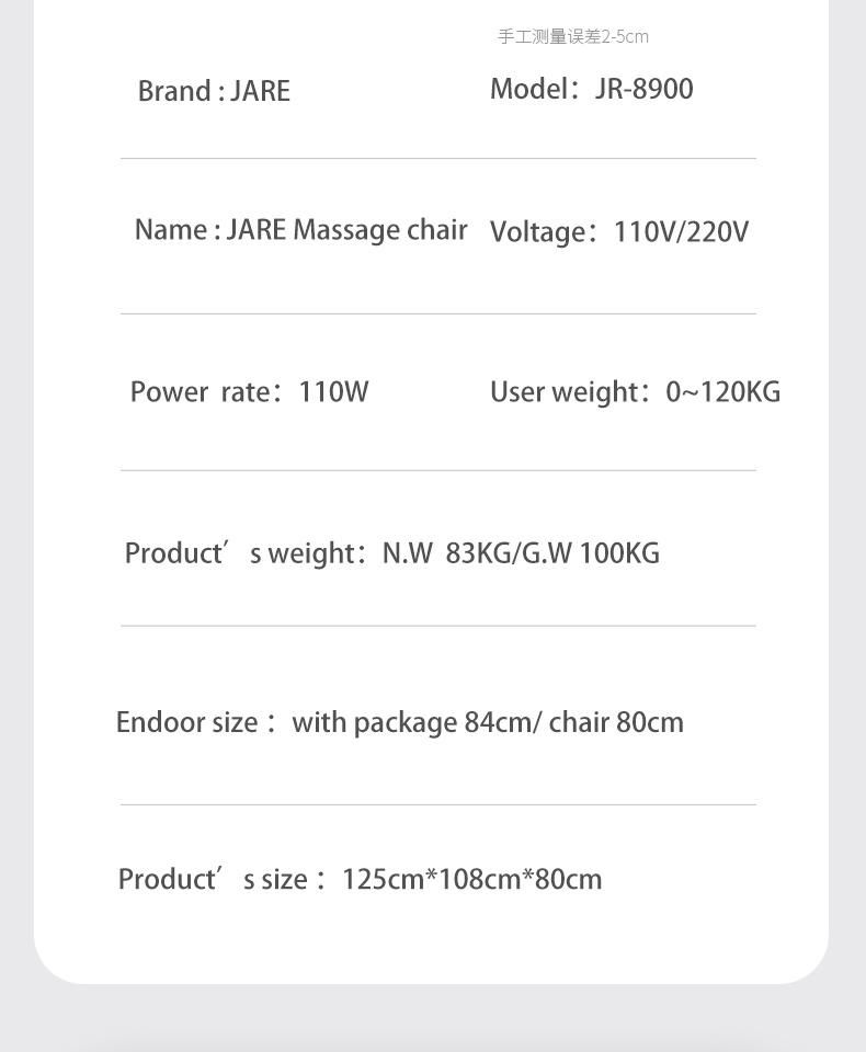 2022 New Design Healthcare 4D SL Track Factory Zero Gravity Full Body Electric Luxury Massage Chair