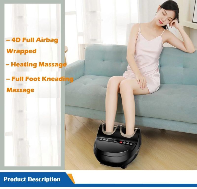 Electric Kneading Shiatsu Heating Foot SPA Care Massager with Rolling Massage