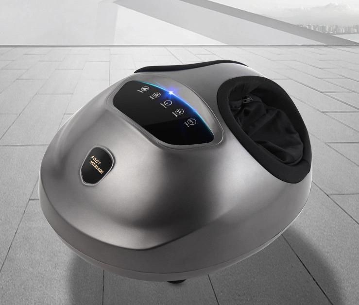 Factory Price Air Squeezing Scrapping Heating Electric Shiatsu Vibrating Foot Massager with Remote Control