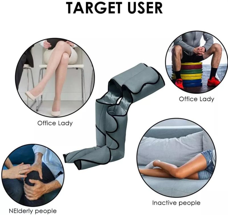 Air Pressure Muscle Relax Therapy System Compression Foot Leg Massager Foot Massage Machine