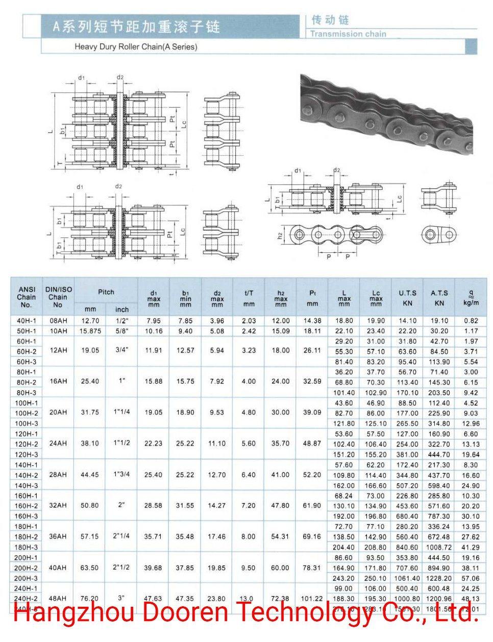 (A &B Series) Double Pitch Roller Chain