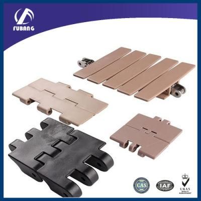 Stainless Steel Glued Flat Top Chain 812 Non-Slip Straight Single Hinge Steel Flat Top Conveyor Chain