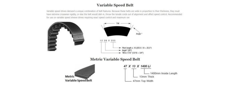 Baopower Agricultural Variable Speed Cogged Tooth Notched Heavy Duty Bando Cog-Belts EPDM Cog Rice Corn Havester Machinery Aramid Dongil V-Belt