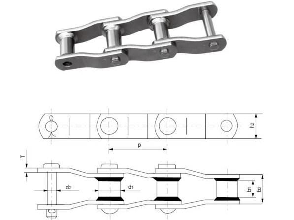 Industrial Conveyor Welded Bend Chain