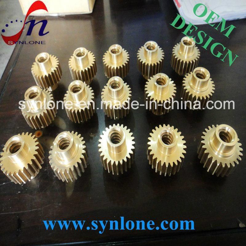 CNC Machining Brass Shaving Gear for Machine Parts