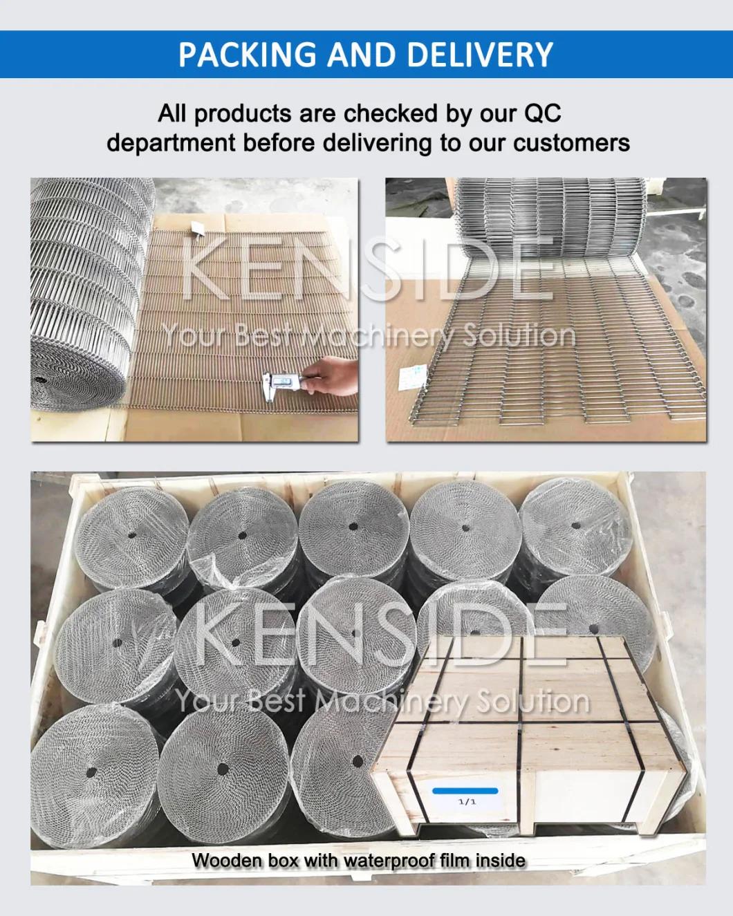 Heat Resistant Stainless Steel Conveyor Belt Wire Mesh Conveyor Belt for Food Plants, Food Industry