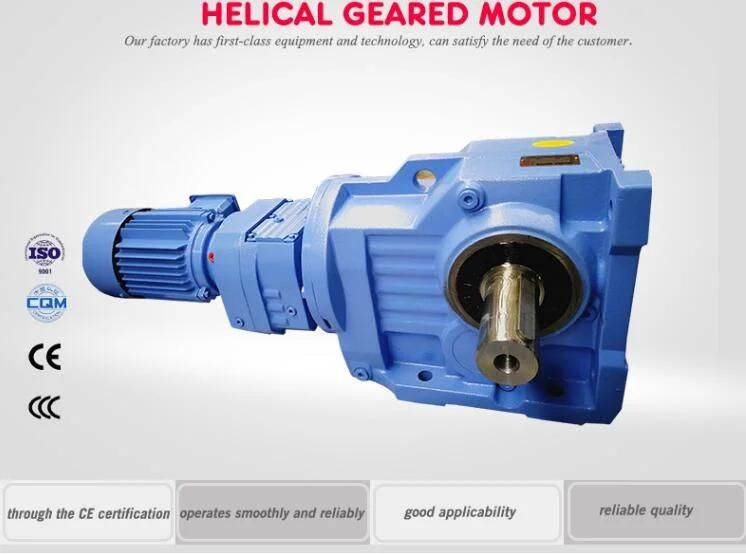 K Helical Bevel Electric Motor Speed Reducer