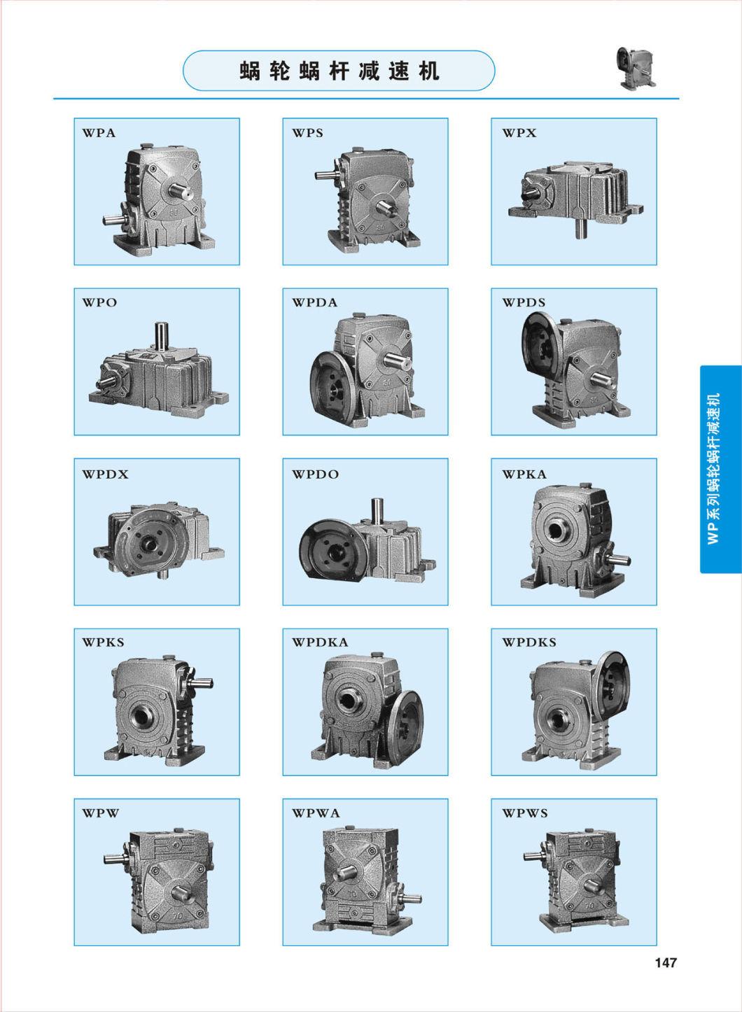 Wpa/Wps/Wpx/Wpo 20/ 40/60 Ratio Worm Gear Speed Reducer