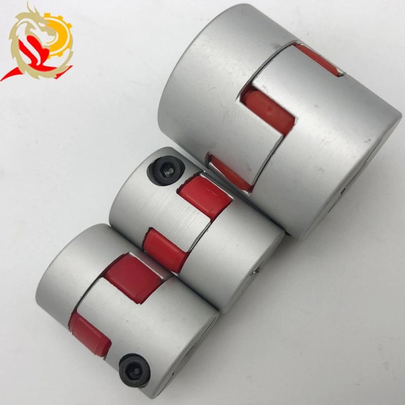 Aluminum Clamp Style Jaw Coupler Spider Flexible Ball Screw Shaft Coupling Motor Connector