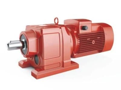 High Ratio RF Serial Helical Inline Gear Motor Gear Drive