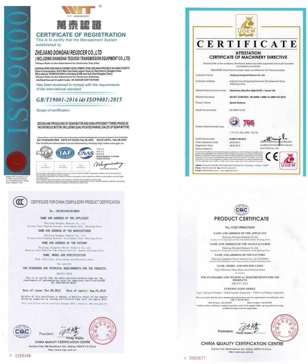 Parallel Shaft Helical Gearbox with CE CCC ISO Certifications