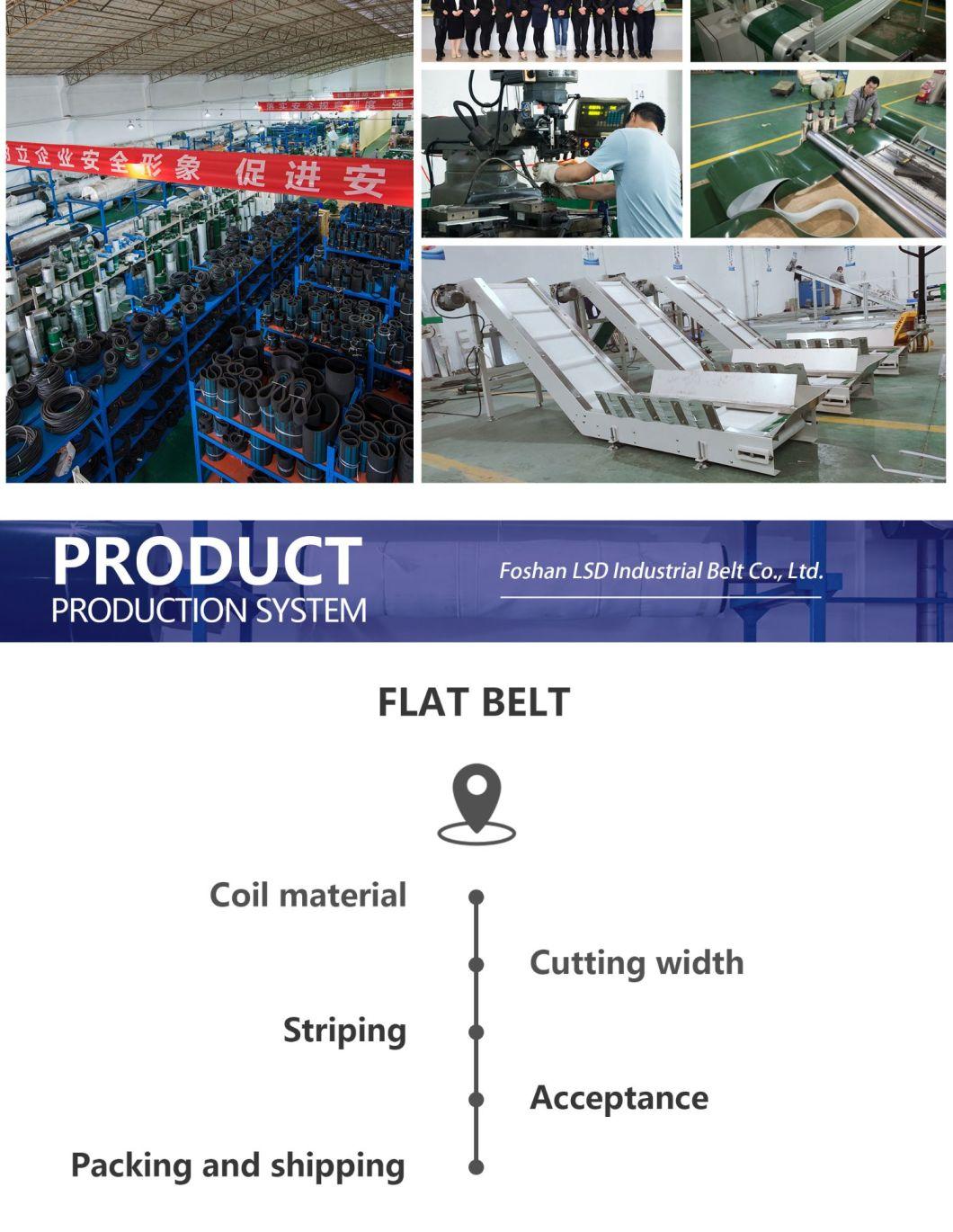 High Quality Factory Price OEM Flat Tc Elastic PVC PU Conveyor Flat Belt with All Sizes Available