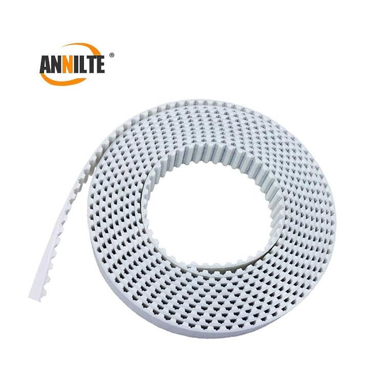 Annilte High Quality White Tooth Endless PU Synchronous Belt PU Timing Belt