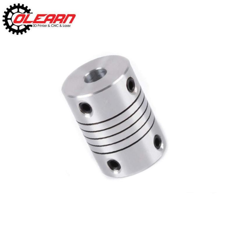 Olearn Aluminum Alloy Shaft Coupling Flexible Coupler Motor Connector