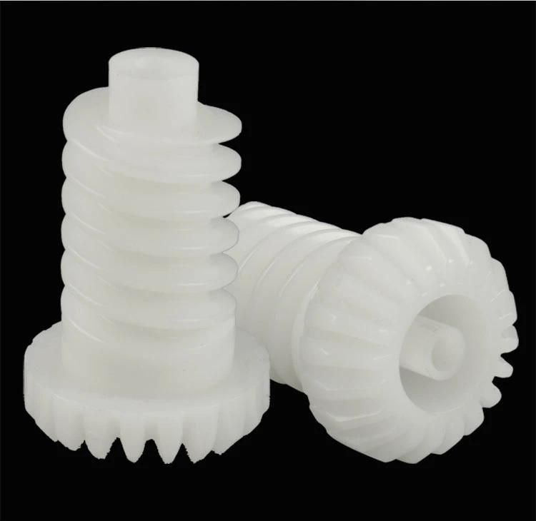 POM Precision Machine Transmission Injection Plastic Duplicate Spiral Helical Gear