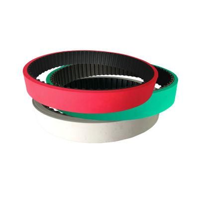 Hight Wear Resisting Seamless Transmission Industrial Coated PU Pk Rubber Conveyor Timing V Belt