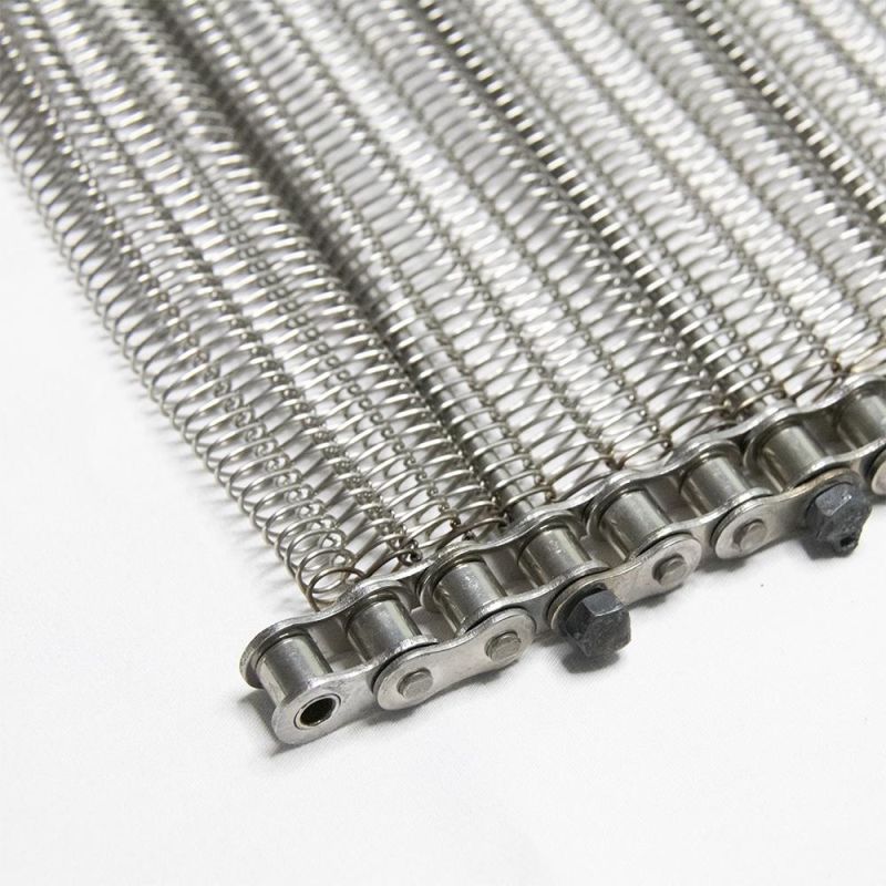 Hot Sale Stainless Steel Balanced Weave Conveyor Belt with Chain