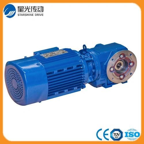 S Series Helical Worm Gearmotor for Transmission