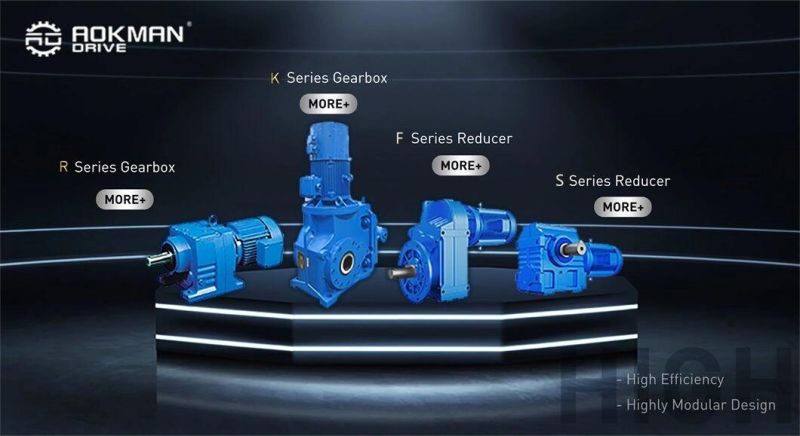 High Efficiency Km Series Helical Hypoid Gearbox for Automation Industry