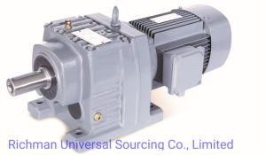 R Series Helical Bevel Gearbox Speed Reducer with Motor