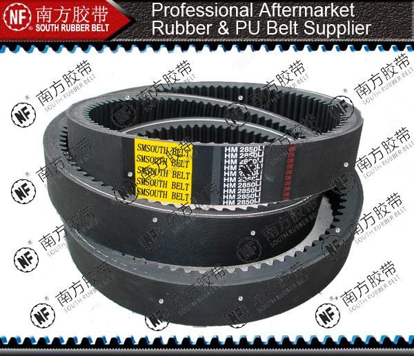 Cogged Industrial Rubber Auto Gear Chain Poly PU Motorcycle Transmission Parts Fan Conveyor Synchronous Tooth Drive Pk Timing Ribbed Wrapped Banded V Belt