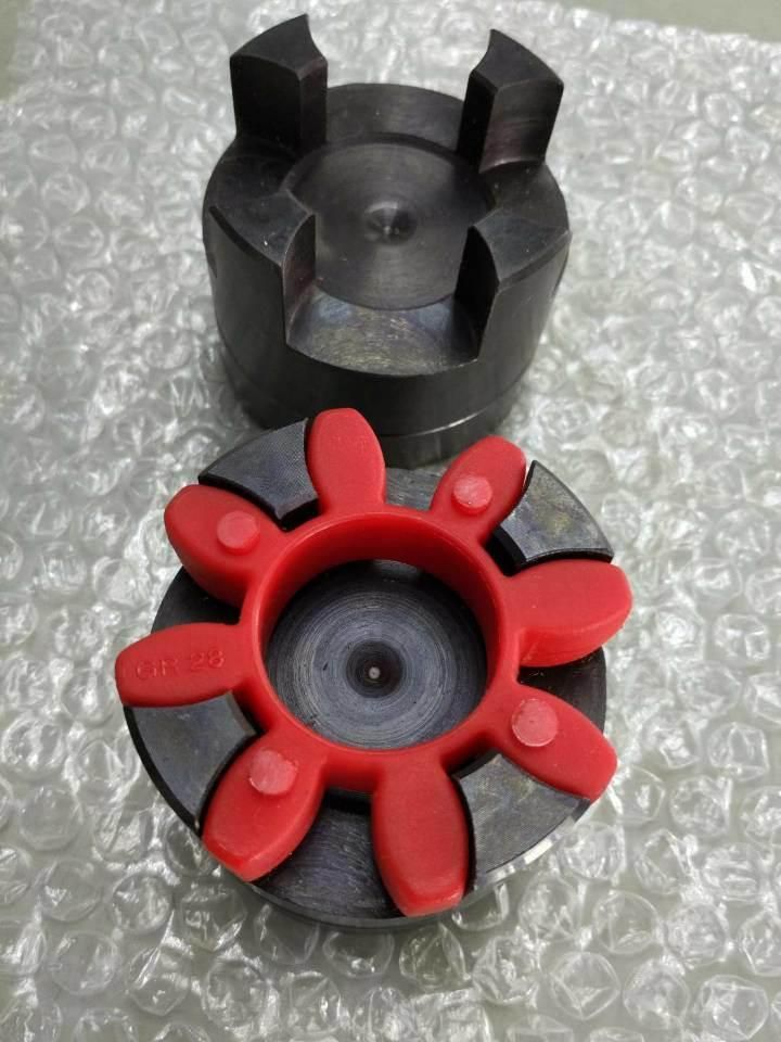 Chinese Supplier High Quality Steel Blackening Ge/Gr Couplings Ge19 Ge24 Ge28 Ge38 Ge42 Ge48 Ge55 Ge65 Ge75 Ge90 Flexible Shaft Coupling with Rubber Element