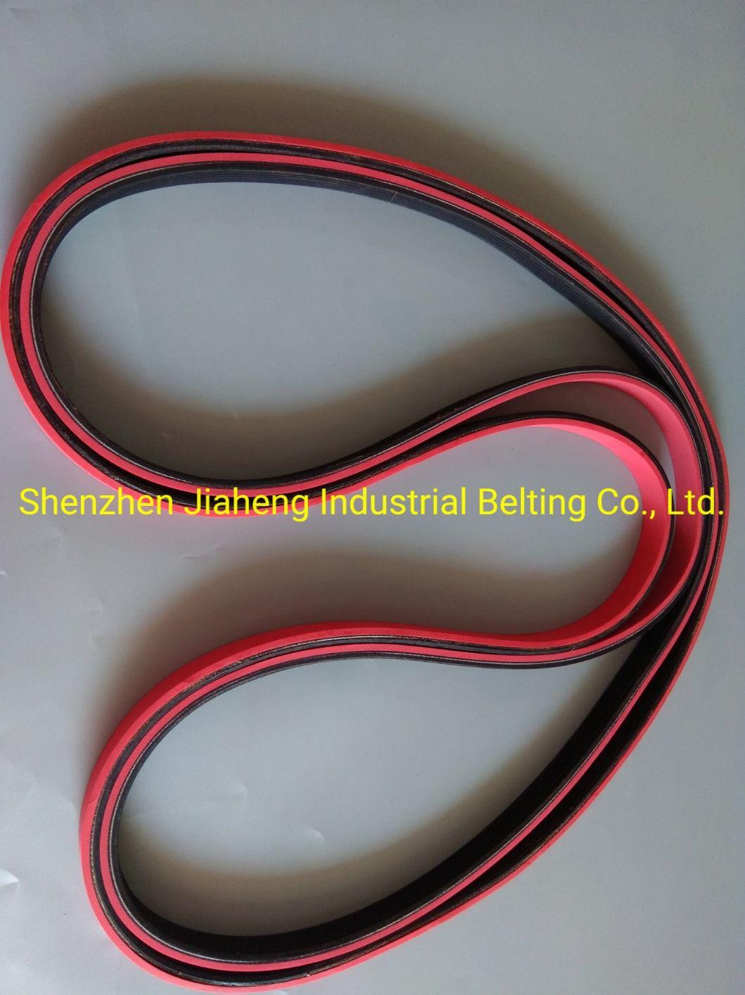 Poly Ribbed V Belt Pj with Coating PU or Rubber