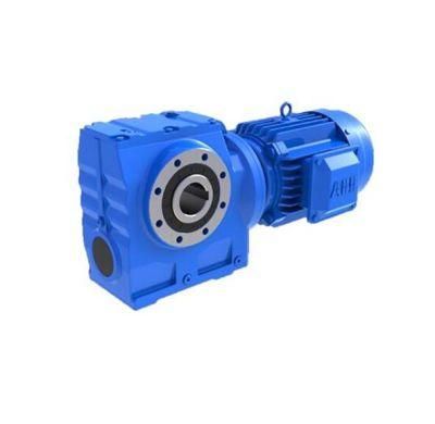 S Series Hollow Shaft Output Industry Gearbox with 220V 380V Motor