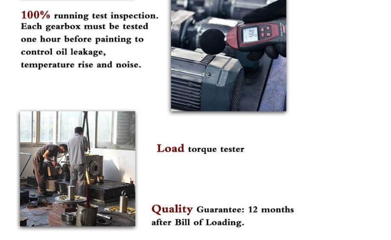 Mechanical Parking Gear Motor with CE Certificated Motor and Brake