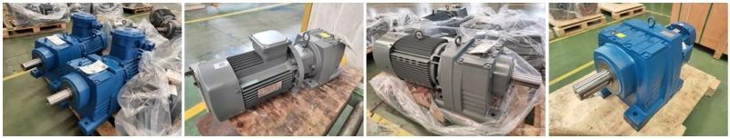 R57 Series Inline Helical Gear Motor Reducer with Foot Mounted