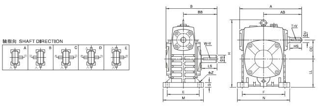 WPS60 Speed Reducer and Gearbox