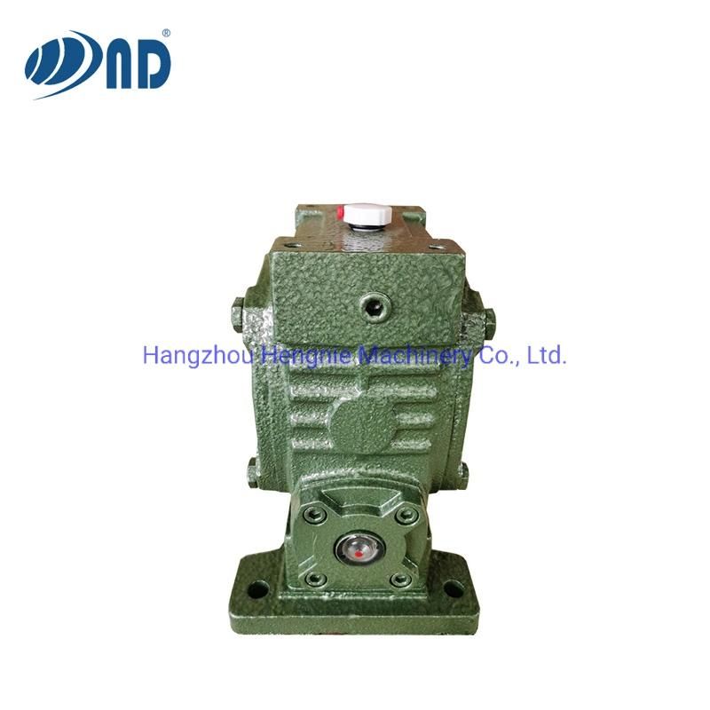 ND Brand Wp Series Worm Gearbox with Single/Double Speed Gear Box Reducer Reduction Cast Iron High Torque Transmission (Wpa/Wps/Wpx/Wpo)