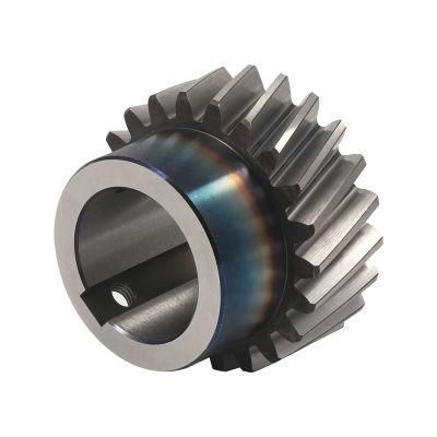 Hard Chrome Steel Helical Spiral Differential Ring Pinion Gear for Packaging Equipment