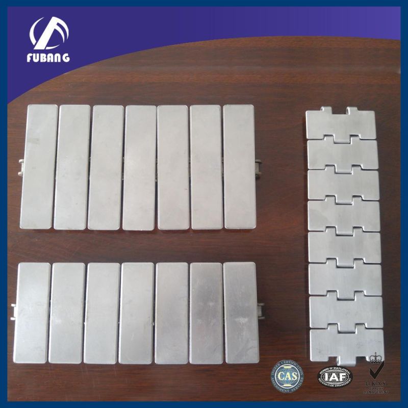 Double Hinge Straight Run Stainless Steel Table Top Conveyor Chain