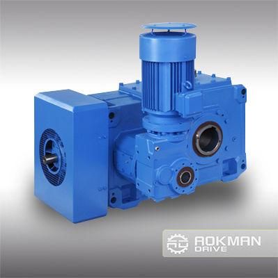 Right Angle Shaft Gearbox Bk Series Gearmotor for Passenger Elevators