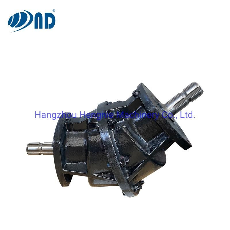 Pto 540 Gearbox Farm 135 Degree Reducer Tractor Drive Bevel Gear Box Agricultural Machine Speed for Agriculture Transport Conveyors Organic Fertilizer Spreader