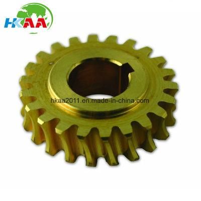 OEM Customized Brass Worm Gear Snowblower Front Auger Drive Gear