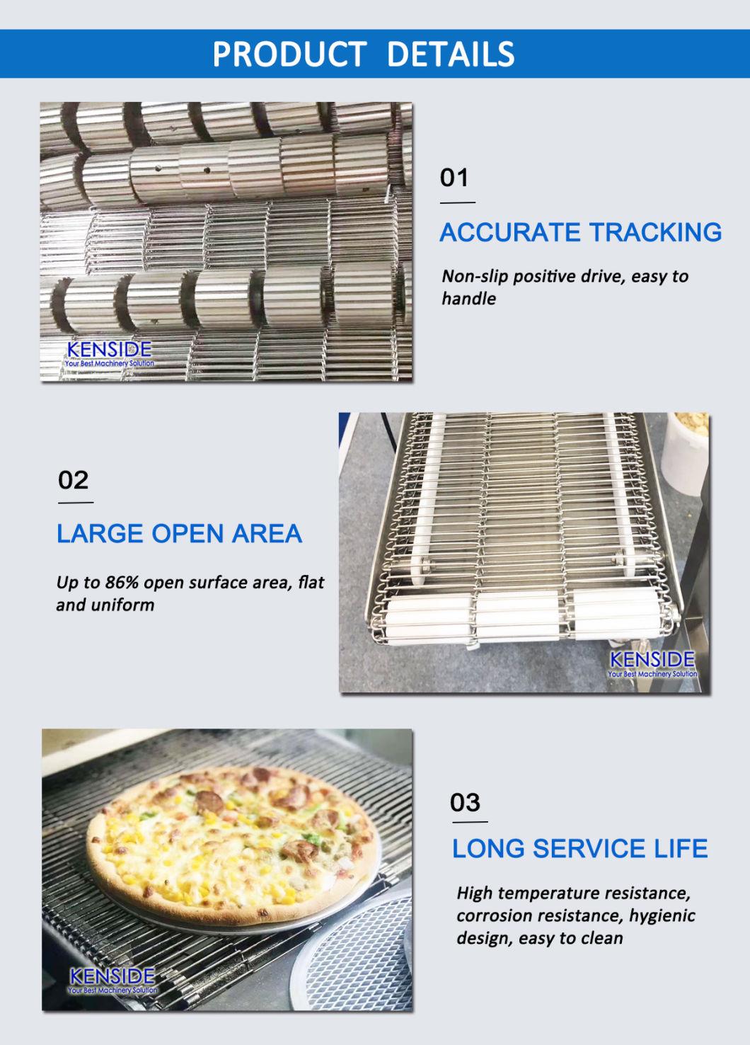 Manufacturer Stainless Steel Conveyor Belting for Food Processing Lines