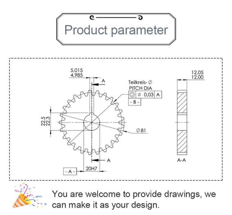 Customized Planet/Planetary Gear for Machinery Spare Parts